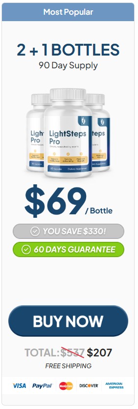 LightSteps Pro 3 Bottle Price